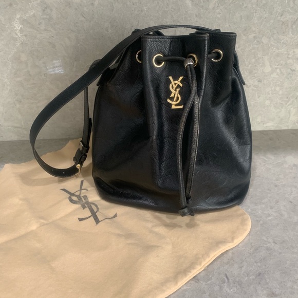 Yves Saint Laurent Handbags - Vintage Yves Saint Laurent Bucket Bag